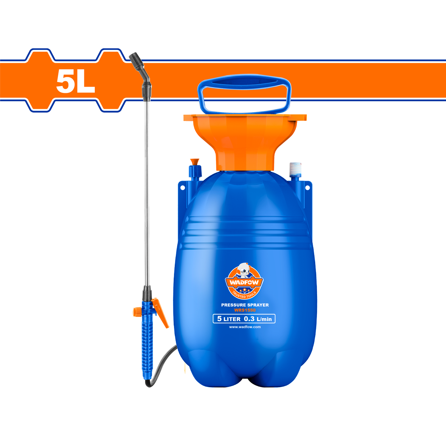 Rociador A Presión 5L 2,5Bar Wrs1550 - MARKEMSTORE