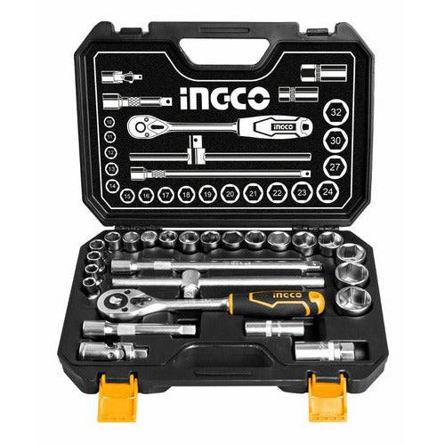 Juego De Dados De 25 Piezas M1/2 INGCO HKTS12251 - MARKEMSTORE