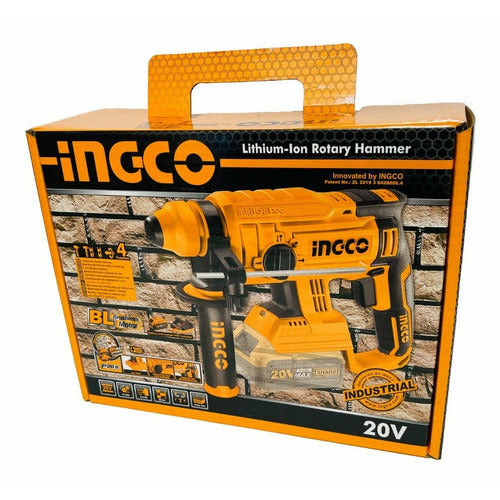 Rotomartillo Inalámbrico 20v Ingco Con Baterias Y Cargador - MARKEMSTORE