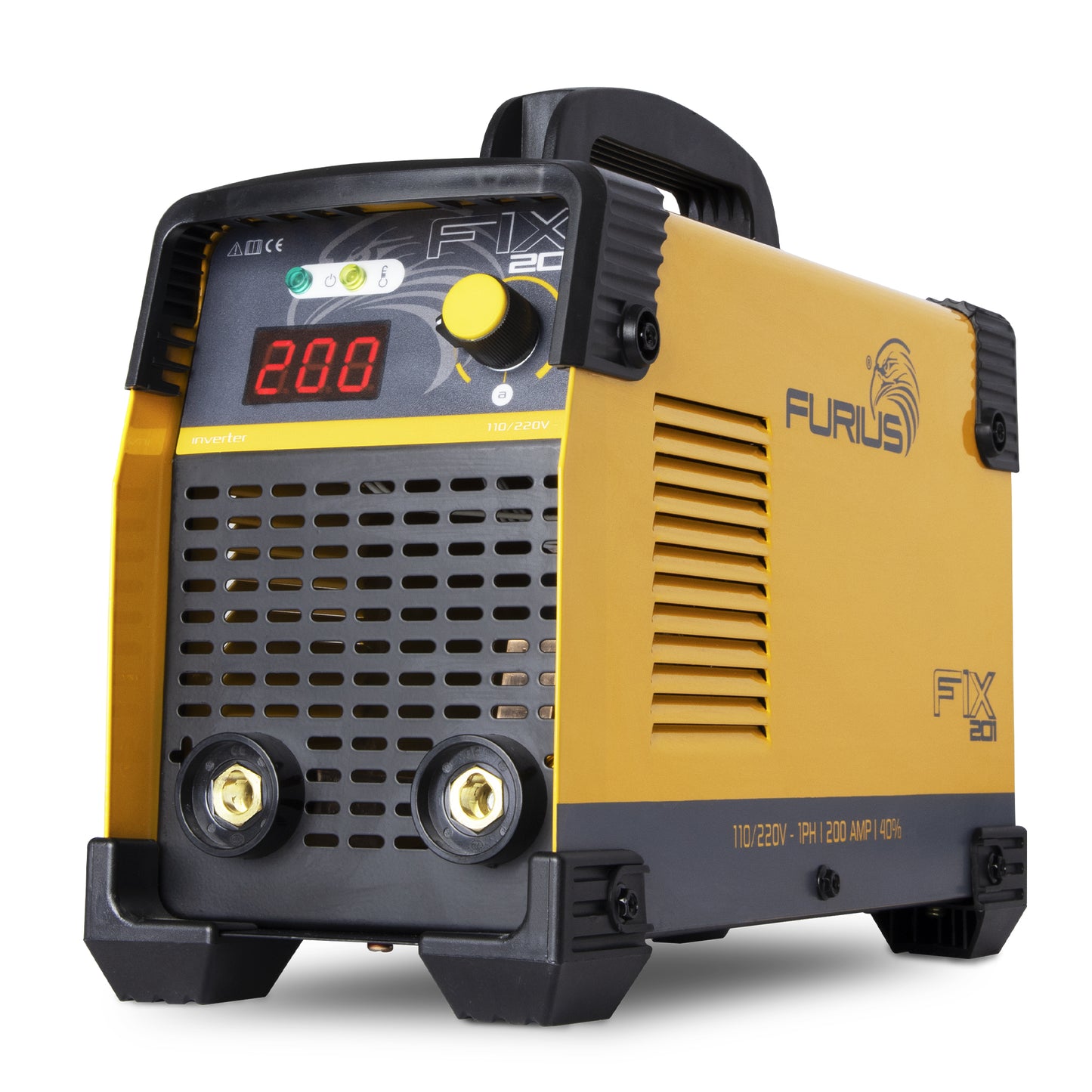 Equipo de soldadura inversor 200A 110/220V TIG, MMA Ref. 201 FURIUS
