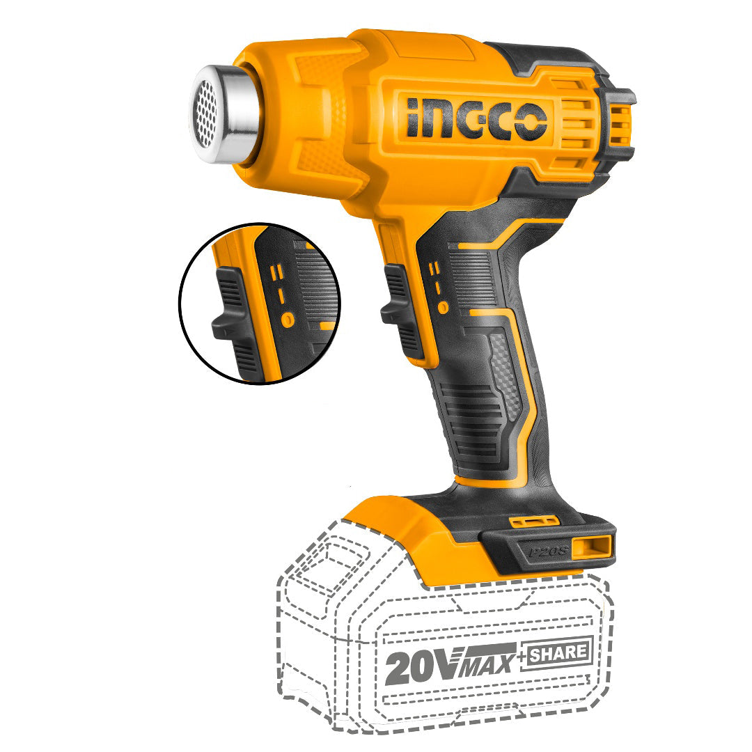 Combo: 1 Pistola De Calor Inalámbrica Ion Litio (Hgli2002) + 1 Pistola De Calor (Uhg200038) 1 Pistola De Silicona Inalámbrica Ion Litio (Cggli2001) + 1 Pistola De Silicona (Ugg148) +1 Batería Ah - UCOSLI23021 - MARKEMSTORE