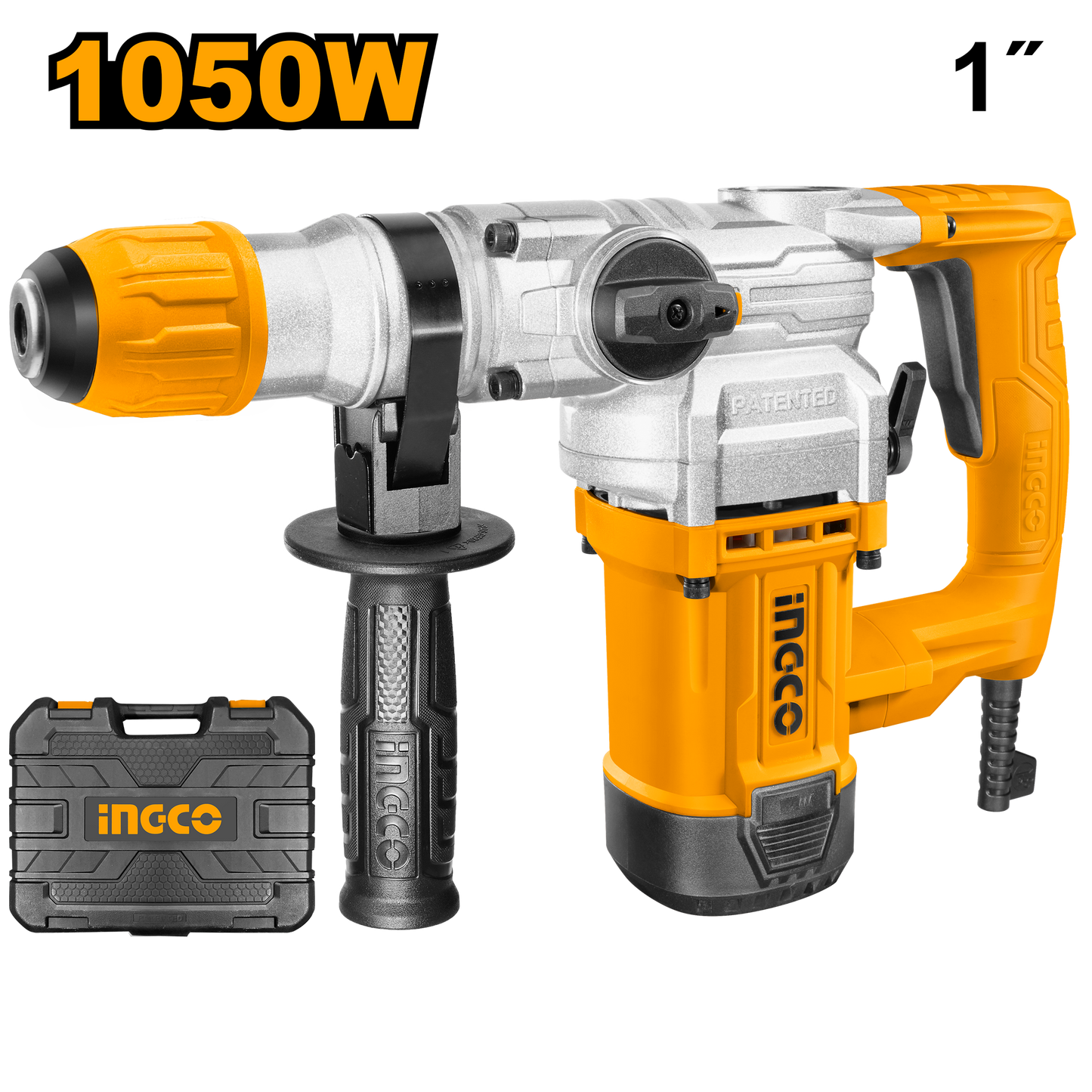 Rotomartillo 110/120V 50/60Hz 1050W 1100Rpm 3800Bpm Concreto 1 INGCO URH10506 - MARKEMSTORE