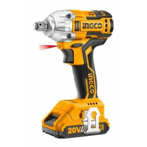 Llave De Impacto Inalambrica 20v CON BATERIA INGCO UCIWLI2001- MARKEMSTORE