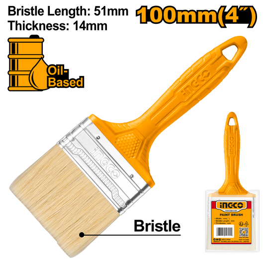 Brocha Para Esmalte Ss Mango Plastico 4 Chptb78604