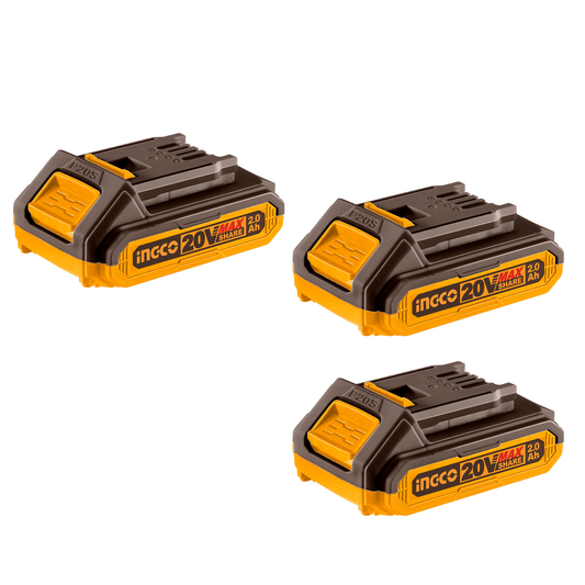 Set Bateria Ion Litio 20V 3Pcs Multiherramientas 2,0Ah NGCO COSLI240311 - MARKEMSTORE
