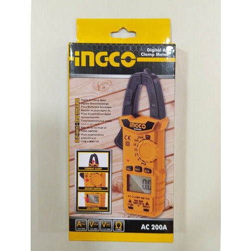 Pinza Voltiamperimetrica Digital Ac Dcm2001 Ingco - MARKEMSTORE