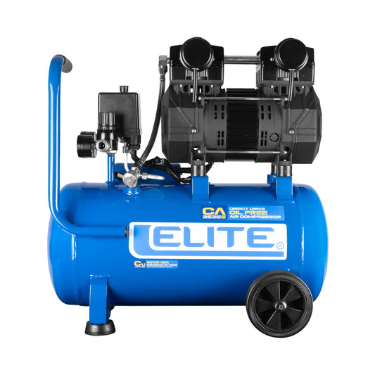 COMPRESOR ELITE DE ACOPLE DIRECTO LIBRE DE AIRE - 2.5 HP 25 LTS - 125 PSI 110 V