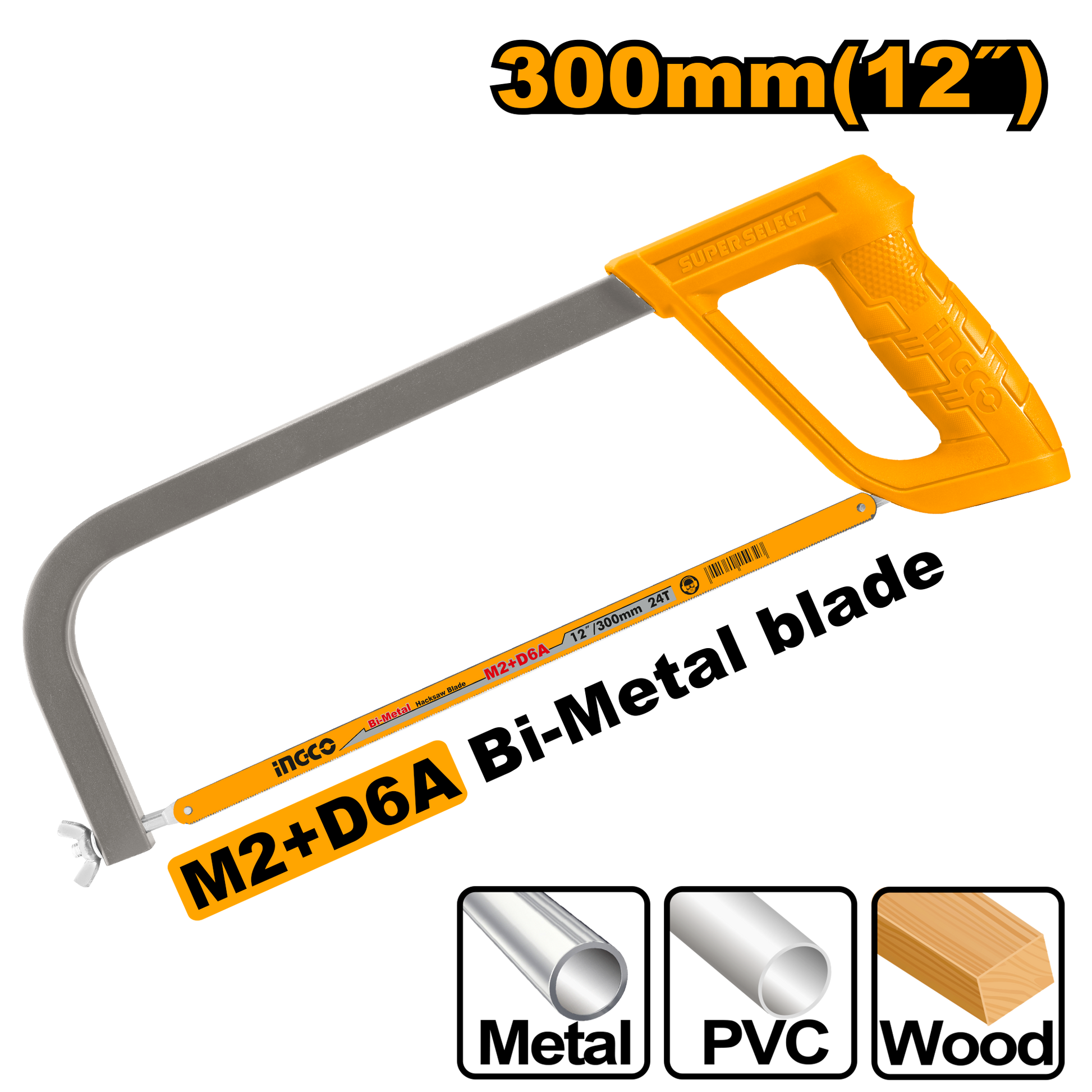 Marco Segueta Ajustable 12" INGCO HHFS3058 - MARKEMSTORE