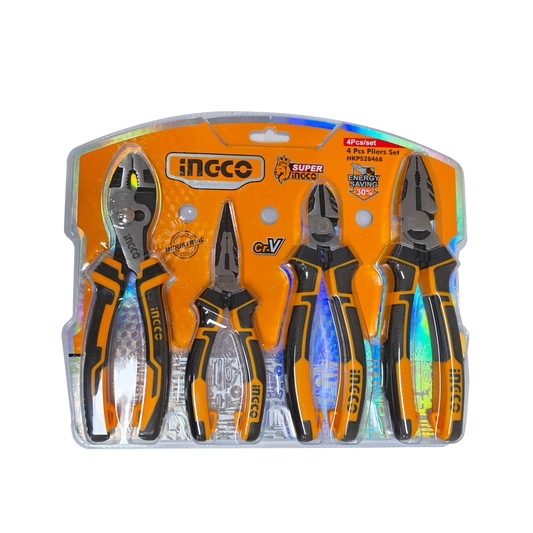 Set Alicate 4Pcs INGCO HKPS28468 - MARKEMSTORE