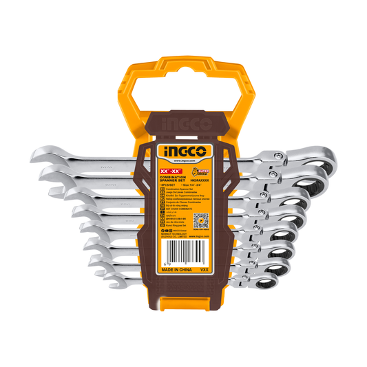 Set Llave Combinada Ind 8 Pcs 8-19mm INGCO HKSPAR1083