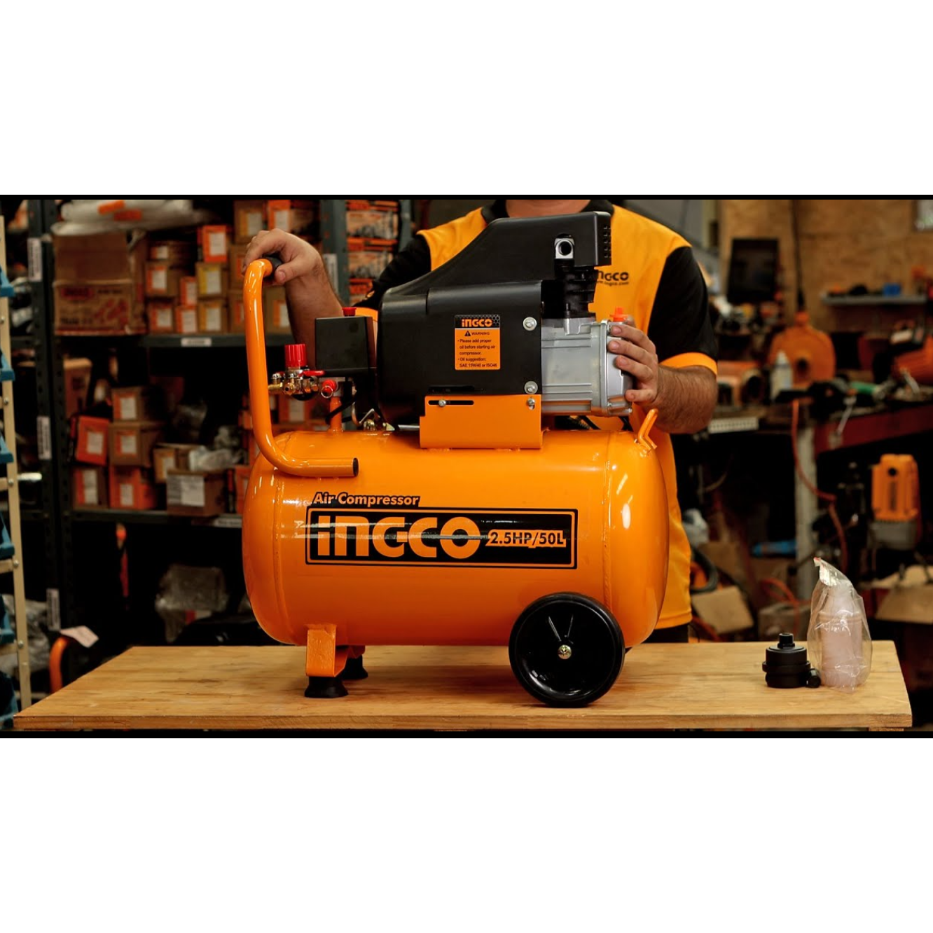 Compresor60Hz 2,5Hp 3400Rpm 50L Uac125508 - MARKEMSTORE