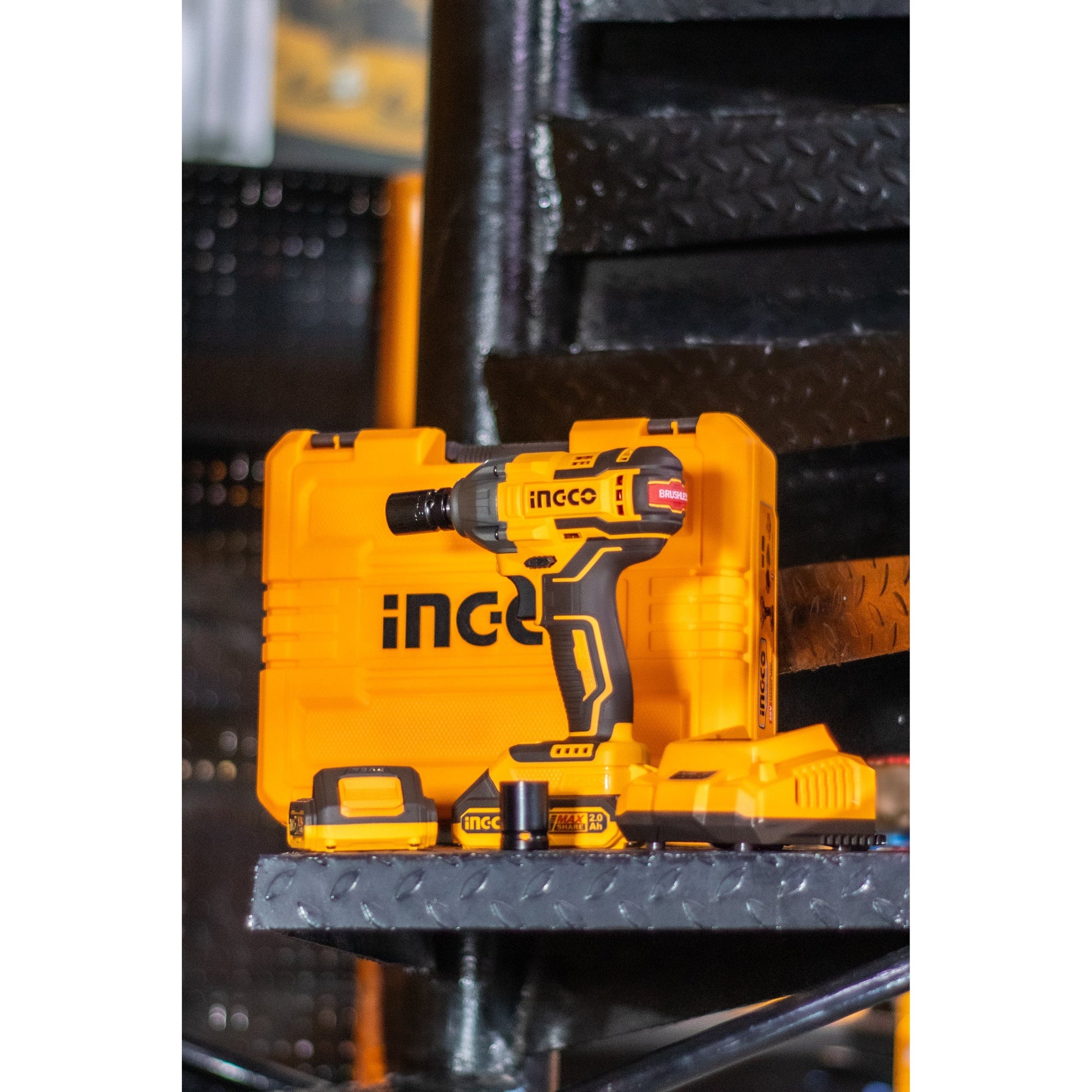 Llave De Impacto 20V M1/2 Brushless INGCO UCIWLI2050 - MARKEMSTORE