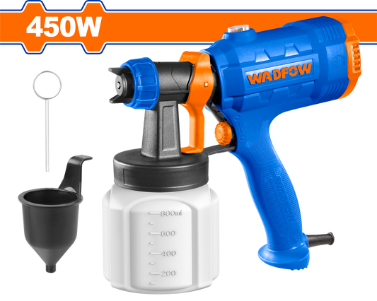 Pistola De Aire Para Pintar 450W Cap 800 Ml 110-120V WADFOW UWEG1A01 - MARKEMSTORE