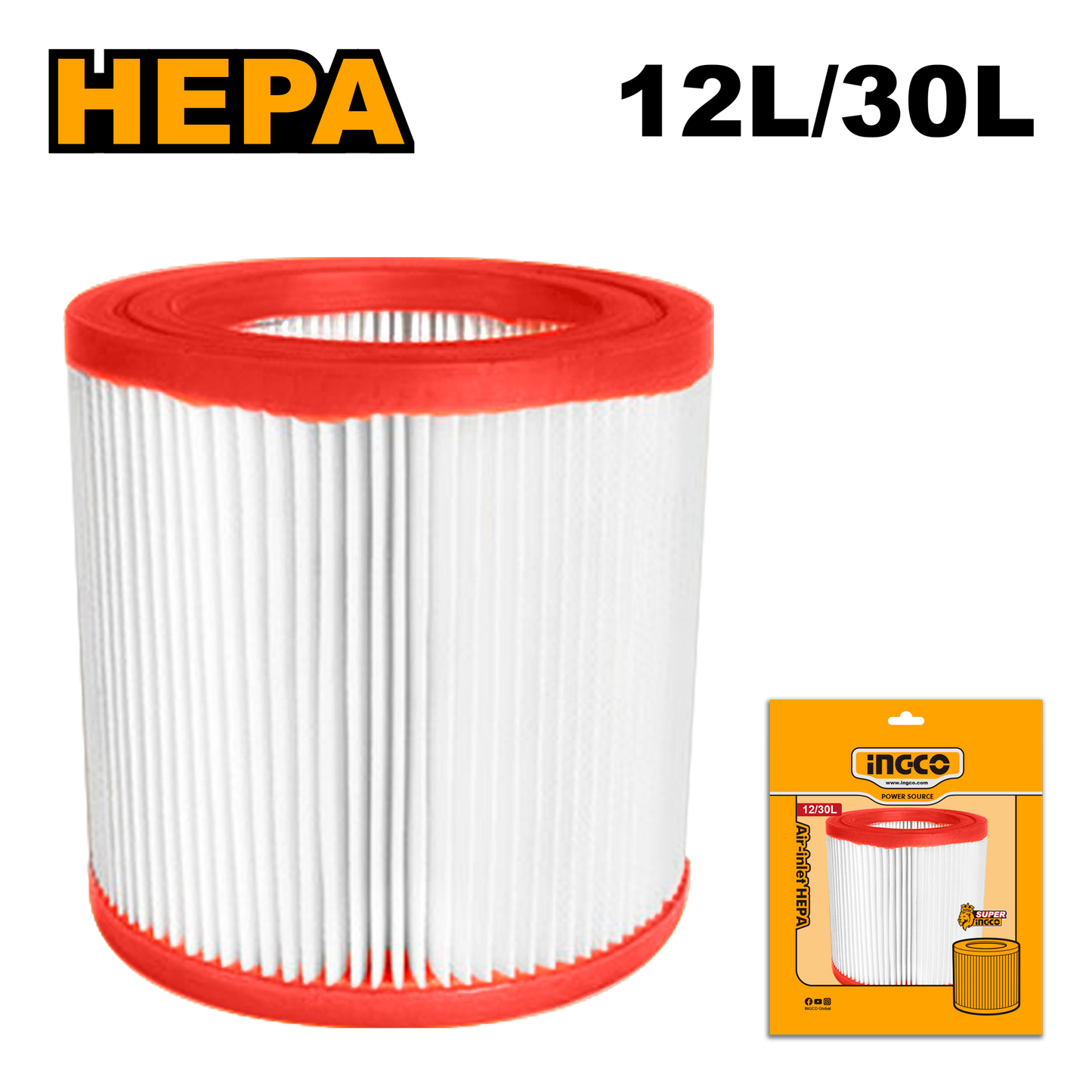 Filtro Aspiradora F8 INGCO VCAIHP02 - MARKEMSTORE