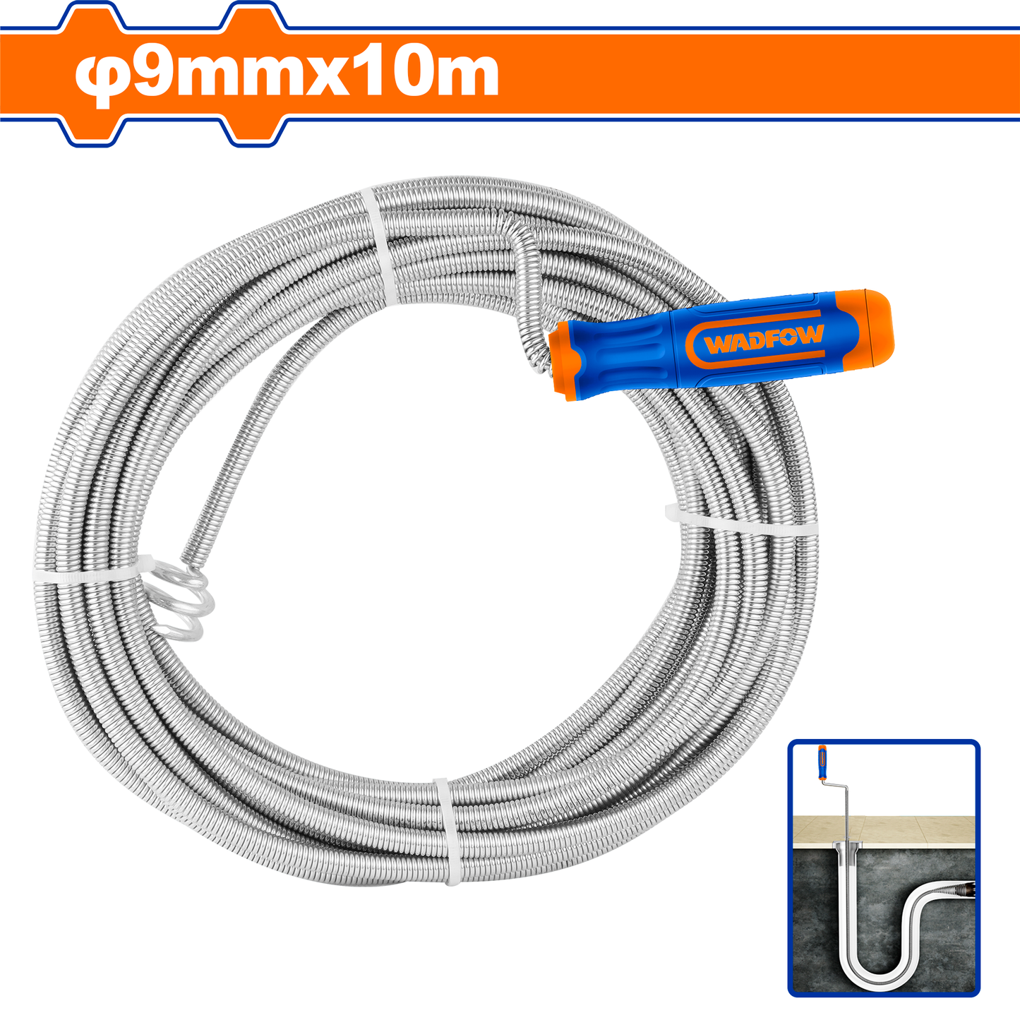 Sonda Para Drenaje 10Mts Diam 9mm WADFOW REF. WDD2310 - MARKEMSTORE