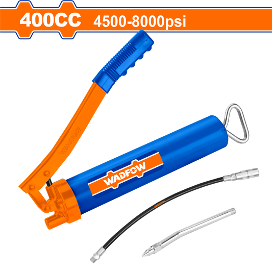 Pistola Engrasadora Manual Cap 400Cc 14Oz 4500PSI WADFOW WGG2540 - MARKEMSTORE