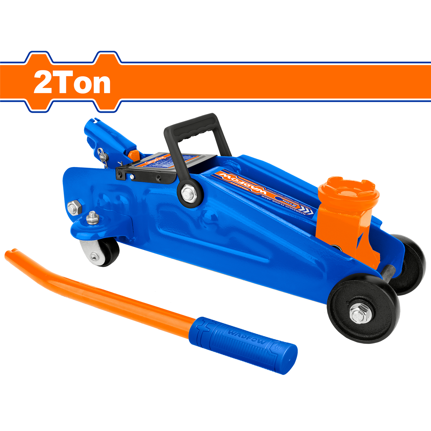 Gato Hidraúlico Tipo Patin 2Ton WADFOW Whj2502 - MARKEMSTORE