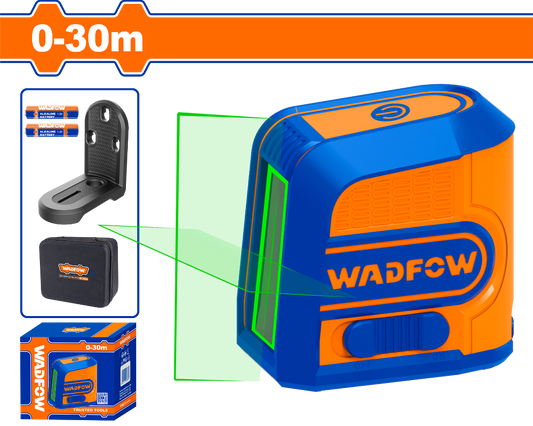 Nivel Laser Autonivelante Verde 0-30 cm WADFOW WLE2M03 - MARKEMSTORE
