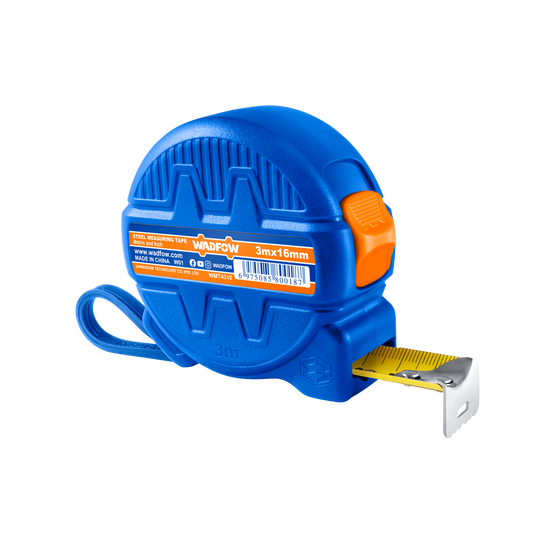 Flexómetro 3Mx16mm 1 Botón Mts/Pulg WADFOW WMT4310 - MARKEMSTORE