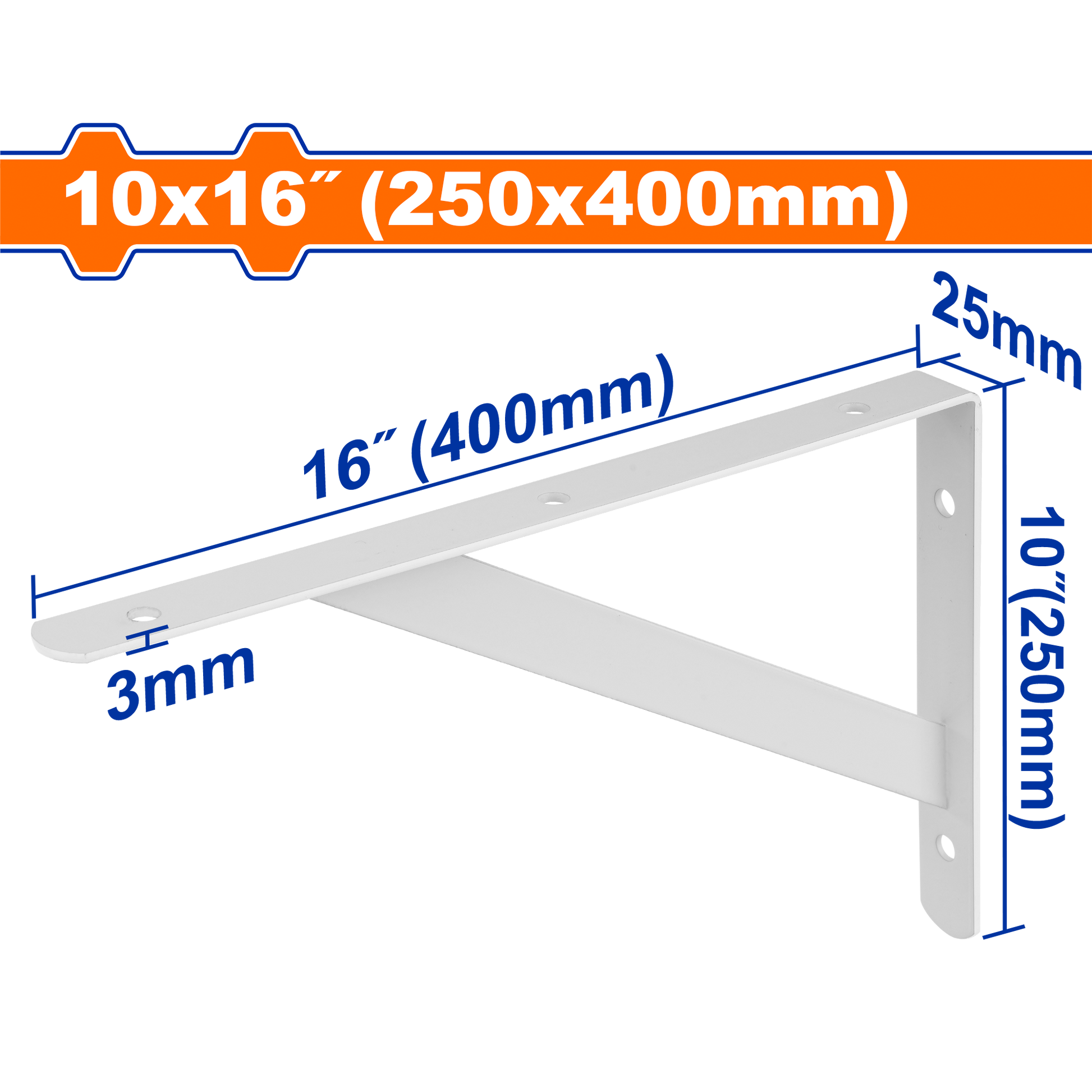 Pie Amigo Tp 40X25Cms Blanco Esp.3Mm Cap100Kg WADFOW REF. WZJ3340 - MARKEMSTORE