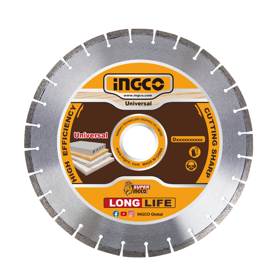 DISCO DIAMANTADO SEGMENTADO 16X25,4MM INGCO DMD044052 MARKEMSTORE