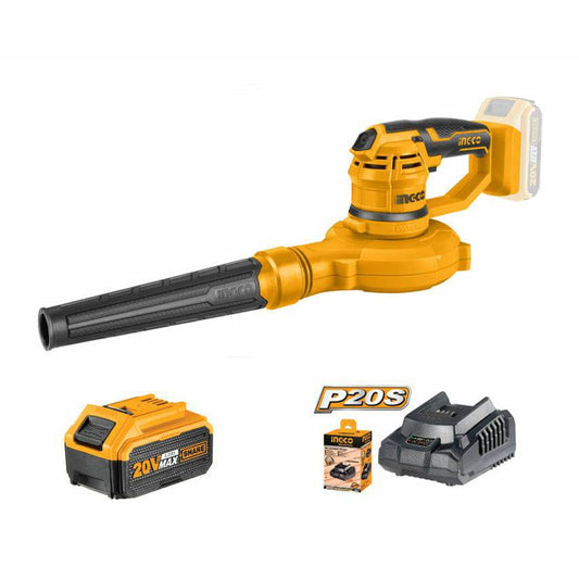 Soplador Blower Inalambrico 20v Con Bateria 4h INGCO UFCLI2001 - MARKEMSTORE