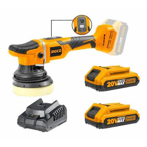 Ingco Polichadora Inalambrica Ionlitio 20v + Accesorios - MARKEMSTORE