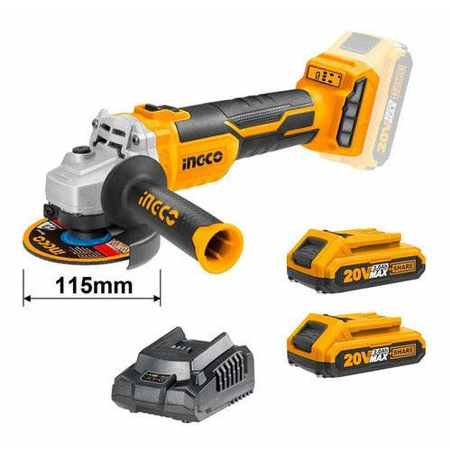 Ingco Pulidora Inalambrica Ionlitio 20v 4-1/2 + Accesorios - MARKEMSTORE