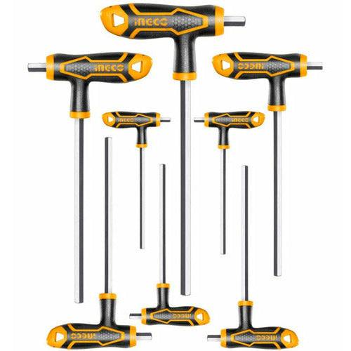 Juego Llaves Allen Tipo T 8pzs Ingco Hhkt8081 - MARKEMSTORE