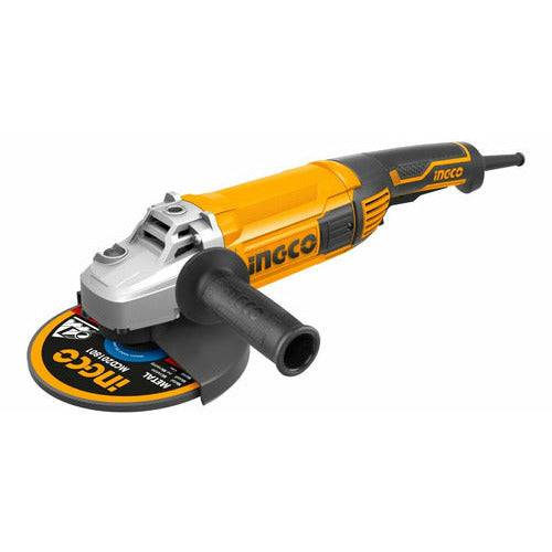 Pulidora Angular 9"  2200w 6600rpm Ingco Uag2200 - MARKEMSTORE