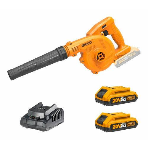 Soplador Blower Inalambrico Ingco 20v Con Baterias - MARKEMSTORE
